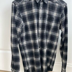Public School Black and White Checkered Shirt